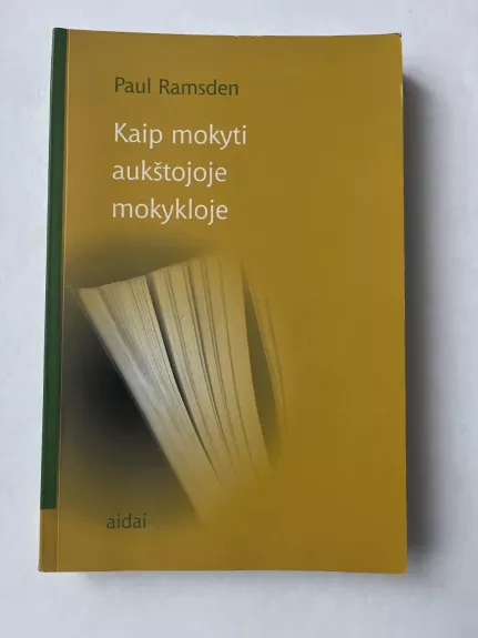 Kaip mokyti aukštojoje mokykloje?