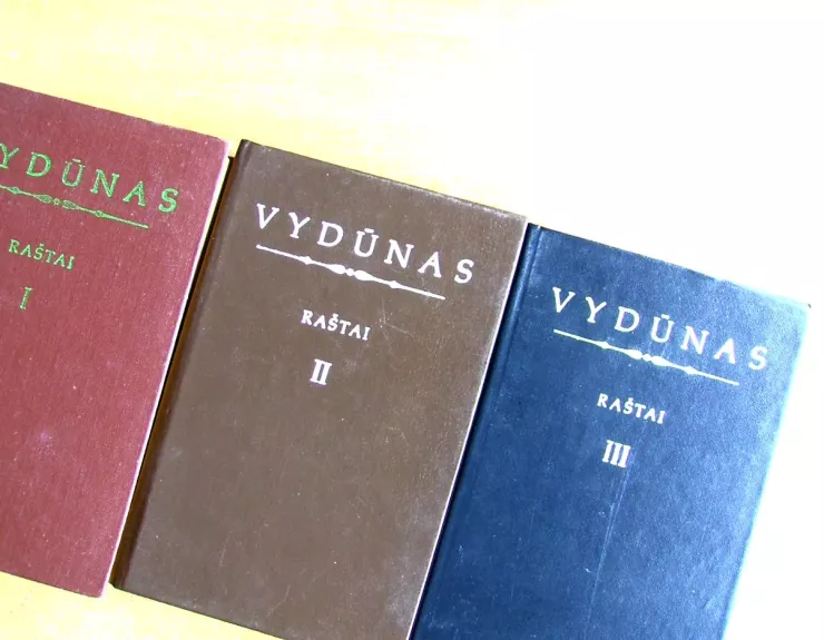 Vydūnas Raštai 3 tomai