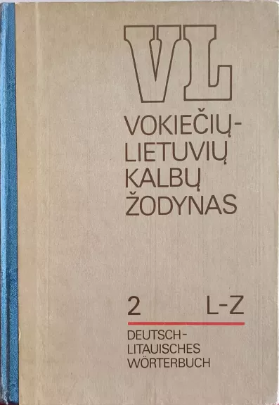 Vokiečių-lietuvių kalbų žodynas II d. L-Z (1992)
