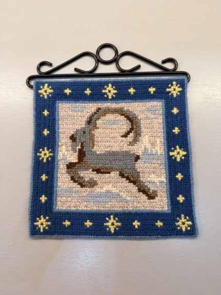 Rankų darbo sieninis gobelenas