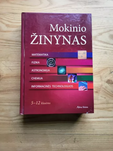 Mokinio žinynas 5-12kl II leidiimas 2018m