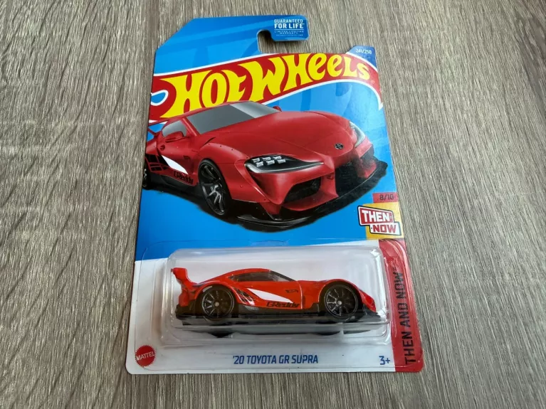 20 Toyota GR Supra Hot Wheels Long Card