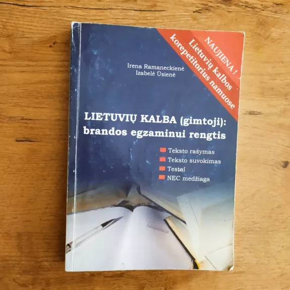 Lietuvių kalba (gimtoji): brandos egzaminui rengtis