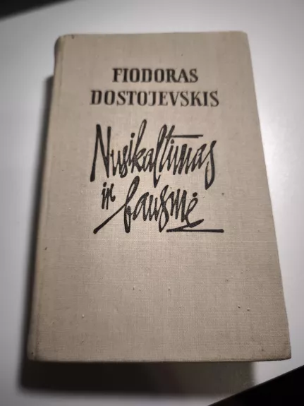 Nusikaltimas ir bausmė