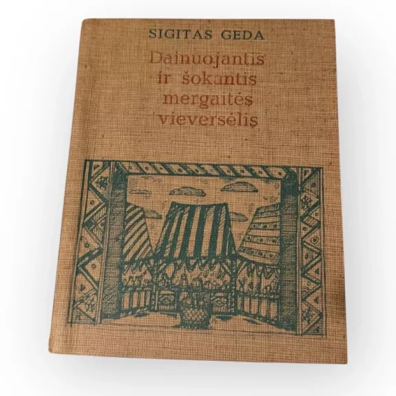 Dainuojantis ir šokantis mergaitės vieversėlis