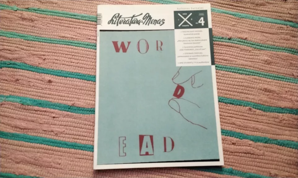 Literatūra ir Menas 2022 m. Nr. 4