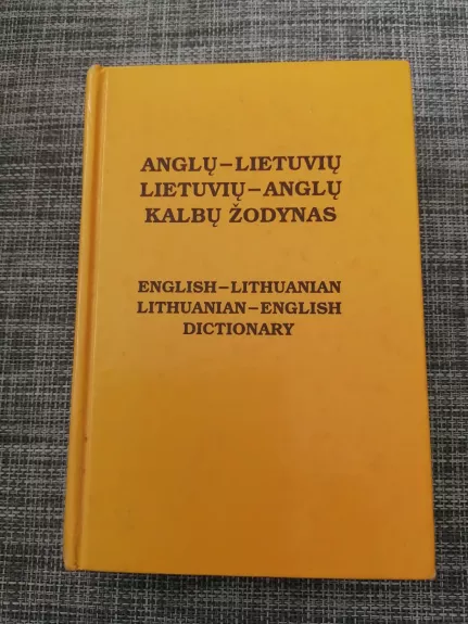Anglų-lietuvių, lietuvių-anglų kalbų žodynas