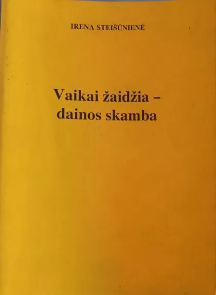 Vaikai žaidžia – dainos skamba