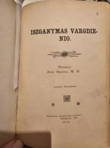 Iszganymas vargdienio