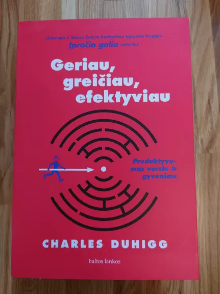 Geriau, greičiau, efektyviau. Produktyvumas versle ir gyvenime