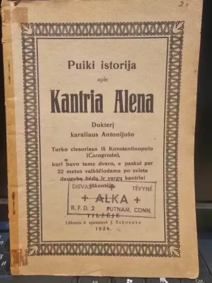 Puiki istorija apie kantria Alena