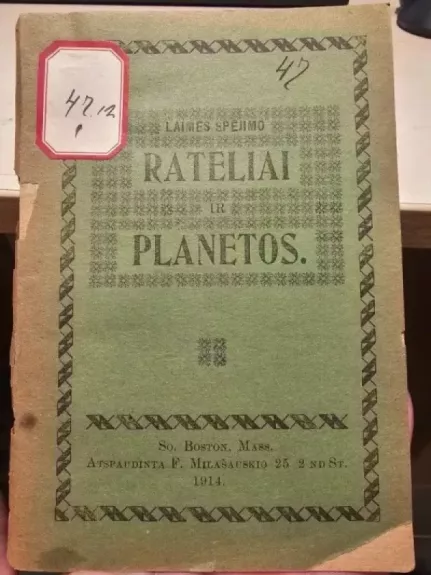 Laimės spėjimo rateliai ir planetos