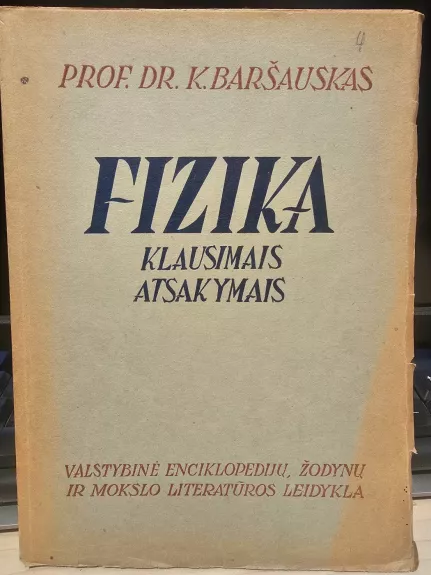 Fizika klausimais ir atsakymais