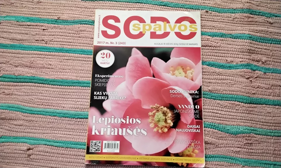 sodo spalvos 2017 m. Nr. 3
