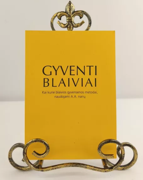 Gyventi blaiviai