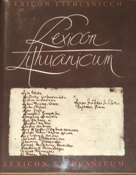 Lexicon Lithuanicum