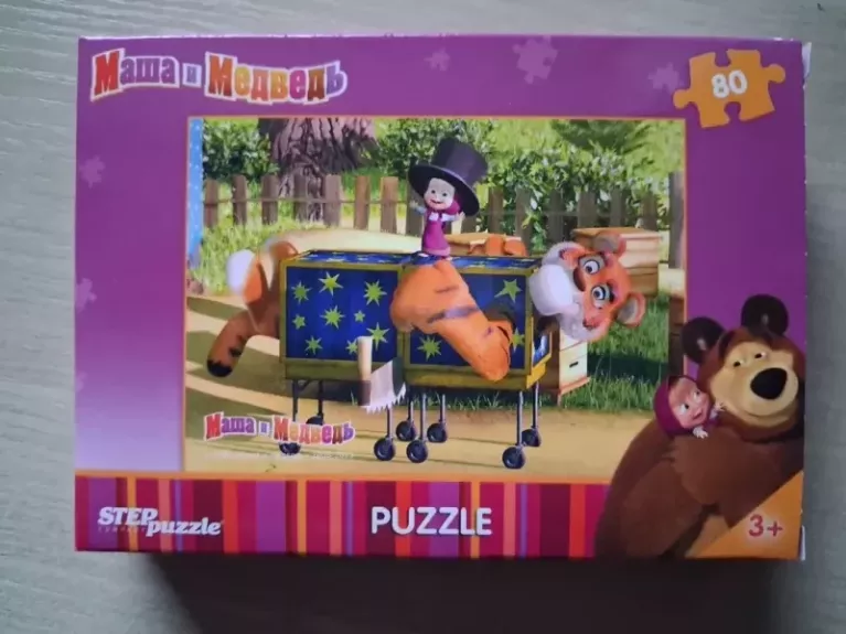 Dėlionė Puzzle 80 "Maša ir Meška" /2/ 80 Puzzle Masha and the Bear