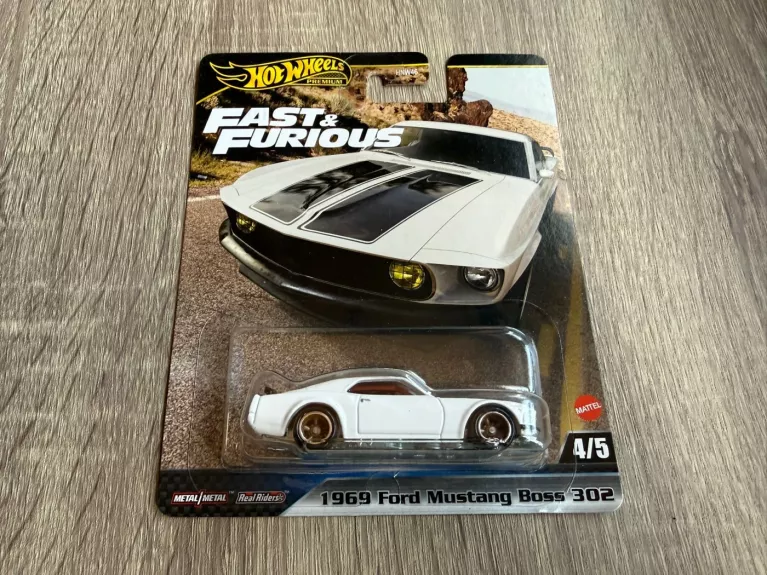 1969 Ford Mustang Boss 302 Fast & Furious Hot Wheels Premium