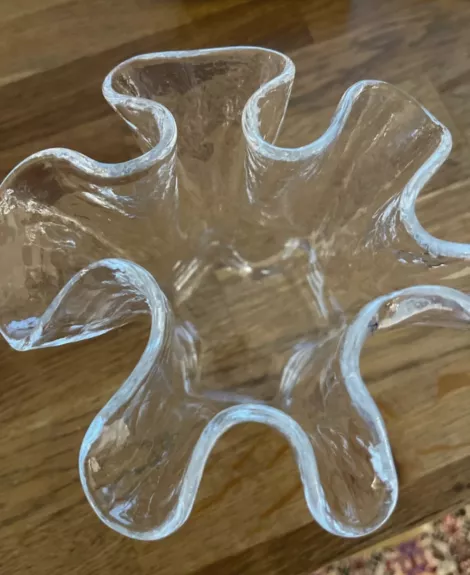 Vintage Muurla Finland Pertti Kallioinen krištolo vaza Eva