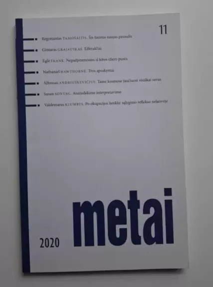 Metai, 2020 m. Nr. 11