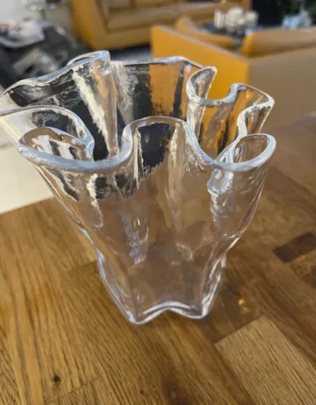 Vintage Muurla Finland Pertti Kallioinen krištolo vaza Eva