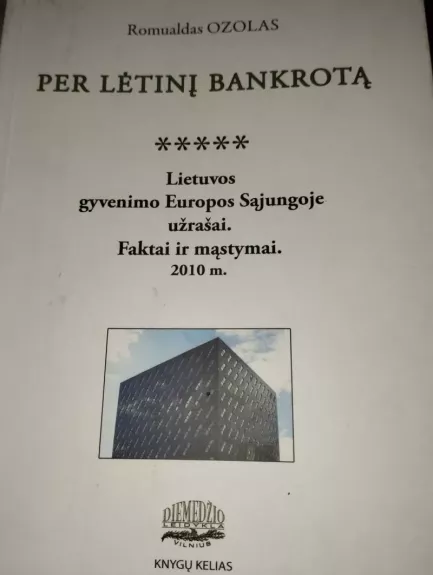 Per lėtinį bankrotą