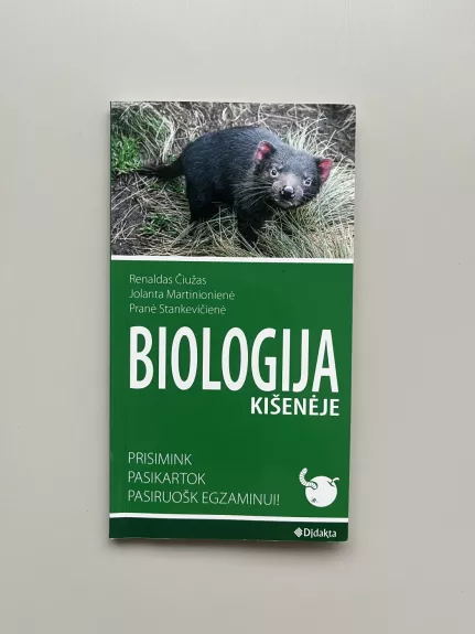 Biologija kišenėje. Prisimink, pasikartok, pasiruošk egzaminui!