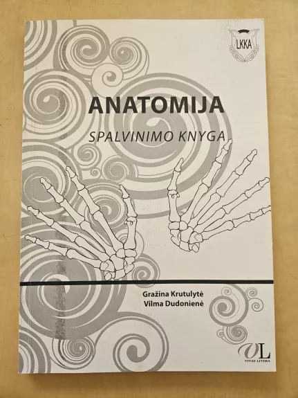 Anatomija spalvinimo knyga