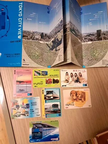 Tokijo bokštas ir metro bilietai