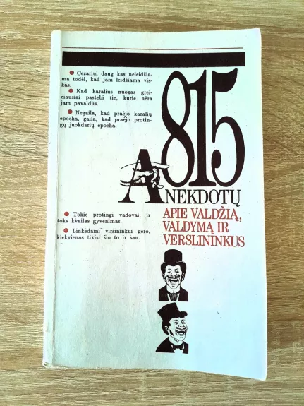 815 anekdotų apie valdžią, valdymą ir verslininkus