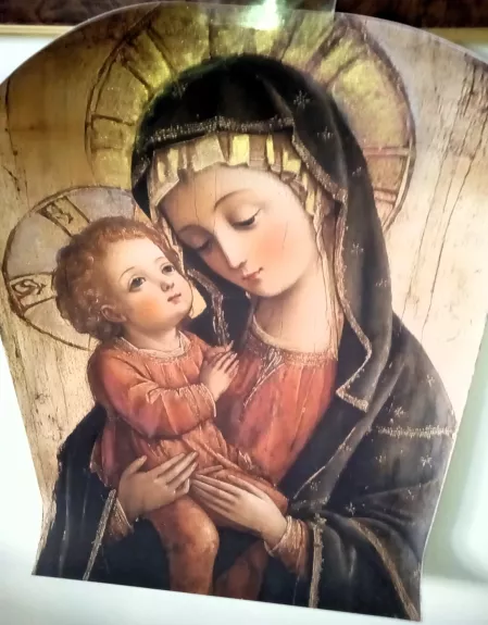 Ikona " Marija au kūdikėliu Jėzumi"