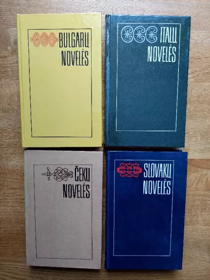Italų novelės, Čekų novelės, Slovakų novelės, Bulgarų novelės