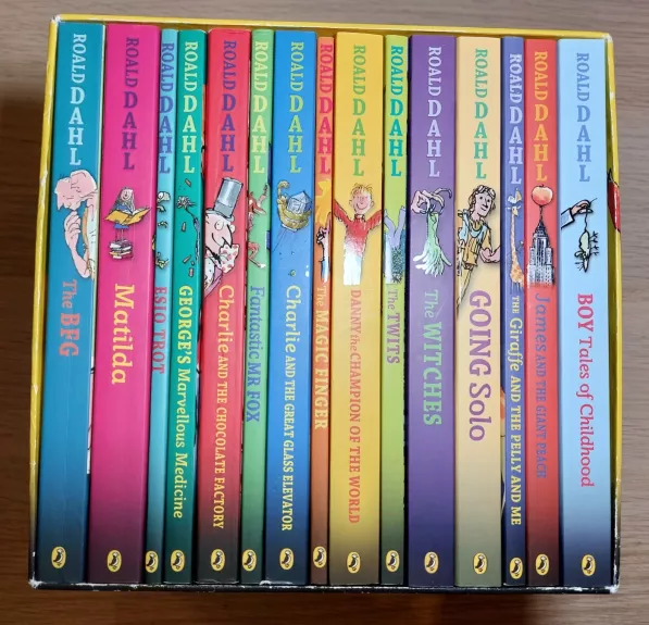 Roald Dahl Collection - 15 Paperback Book Boxed Set Collection - Roald Dahl, knyga 1