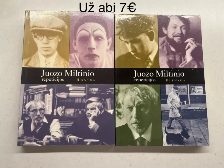 Juozo Miltinio repeticijos (2 knygos)