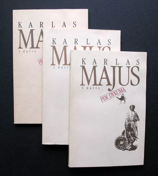 Per dykumą I-III (3 knygos)