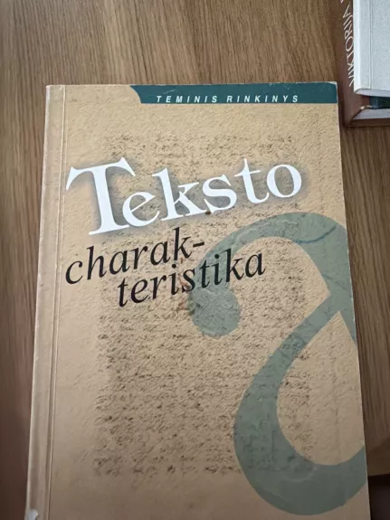 Teksto charakteristika