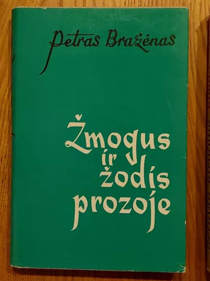 Žmogus ir žodis prozoje