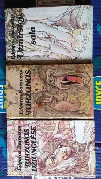 Tarzanas.Tarzanas džiunglėse.Tarzanas Oparo dykumoje.Užmirštoji sala