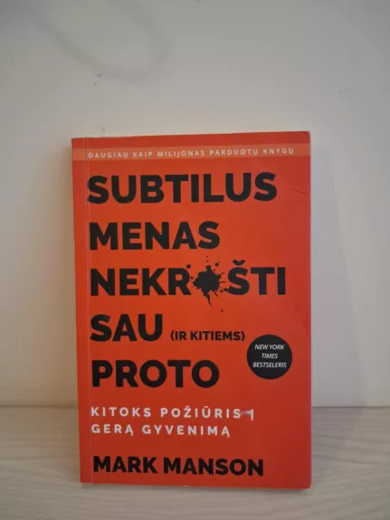 Subtilus menas nekrušti sau proto