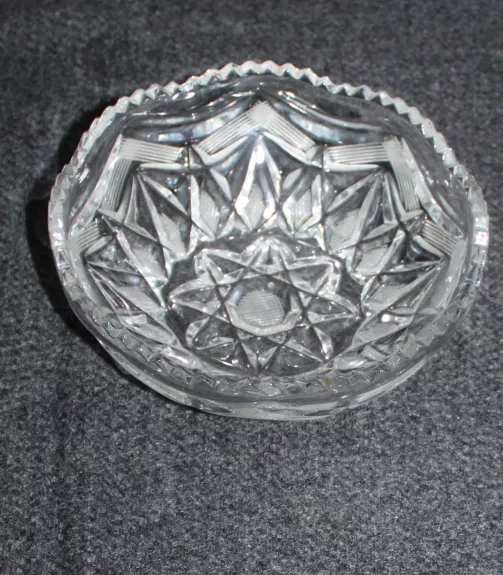 Vintažinis krištolinis dubenėlis