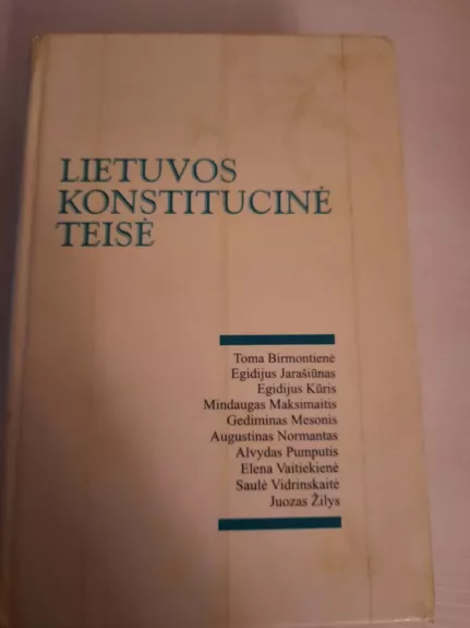 Lietuvos konstitucinė teisė-Vadovėlis