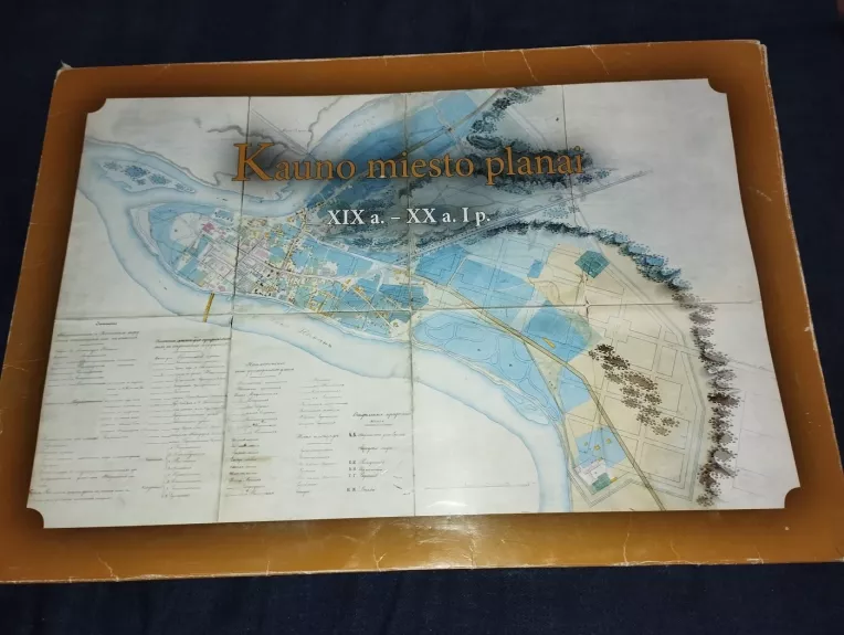 Kauno miesto planai XIX a.- XX a. I p.