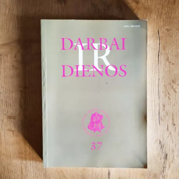 Darbai ir dienos (37 tomas)