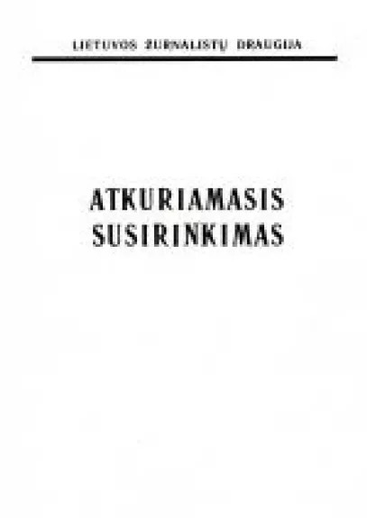 Atkuriamasis susirinkimas