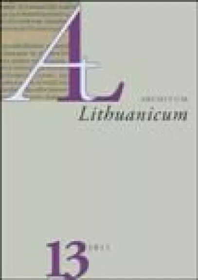 Archivum Lithuanicum 13