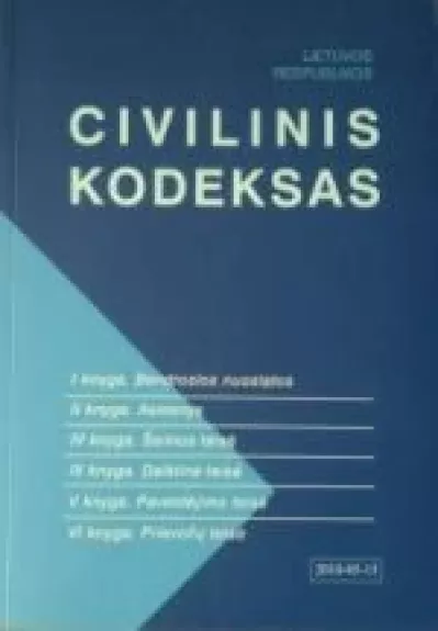 Civilinis kodeksas 2010-05-15 - Autorių Kolektyvas, knyga