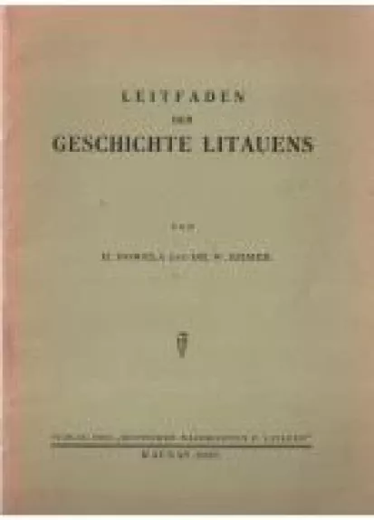 Leitfaden der Geschichte Litauens