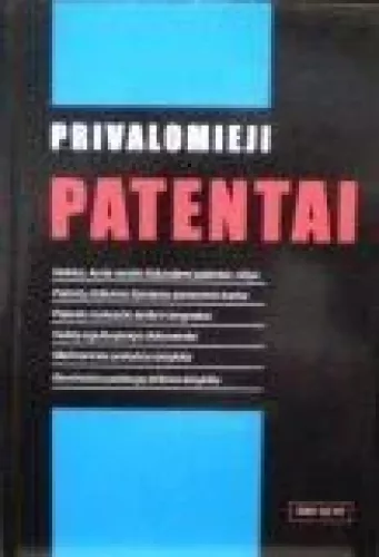 Privalomieji patentai - Autorių Kolektyvas, knyga