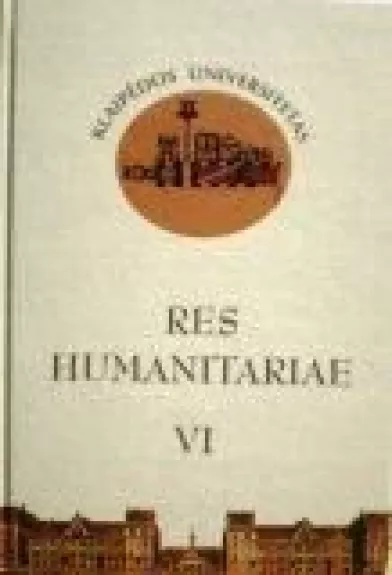 Res Humanirariae V - Autorių Kolektyvas, knyga