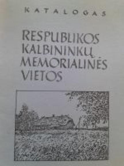 Respublikos kalbininkų memorialinės vietos